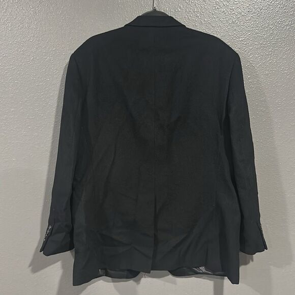 Chaps Black Camel Hair Blazer 44R - Picture 2 of 7